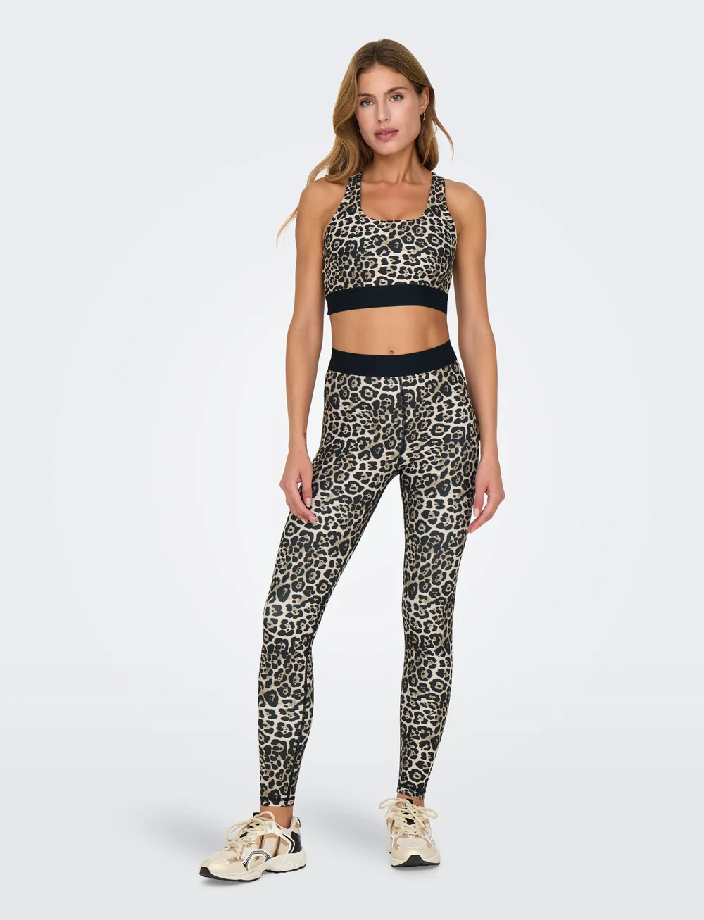 Only Play - ONPGIL-2-LEO HW AOP TRAIN TIGHTS - treeningretuusid - black - 4