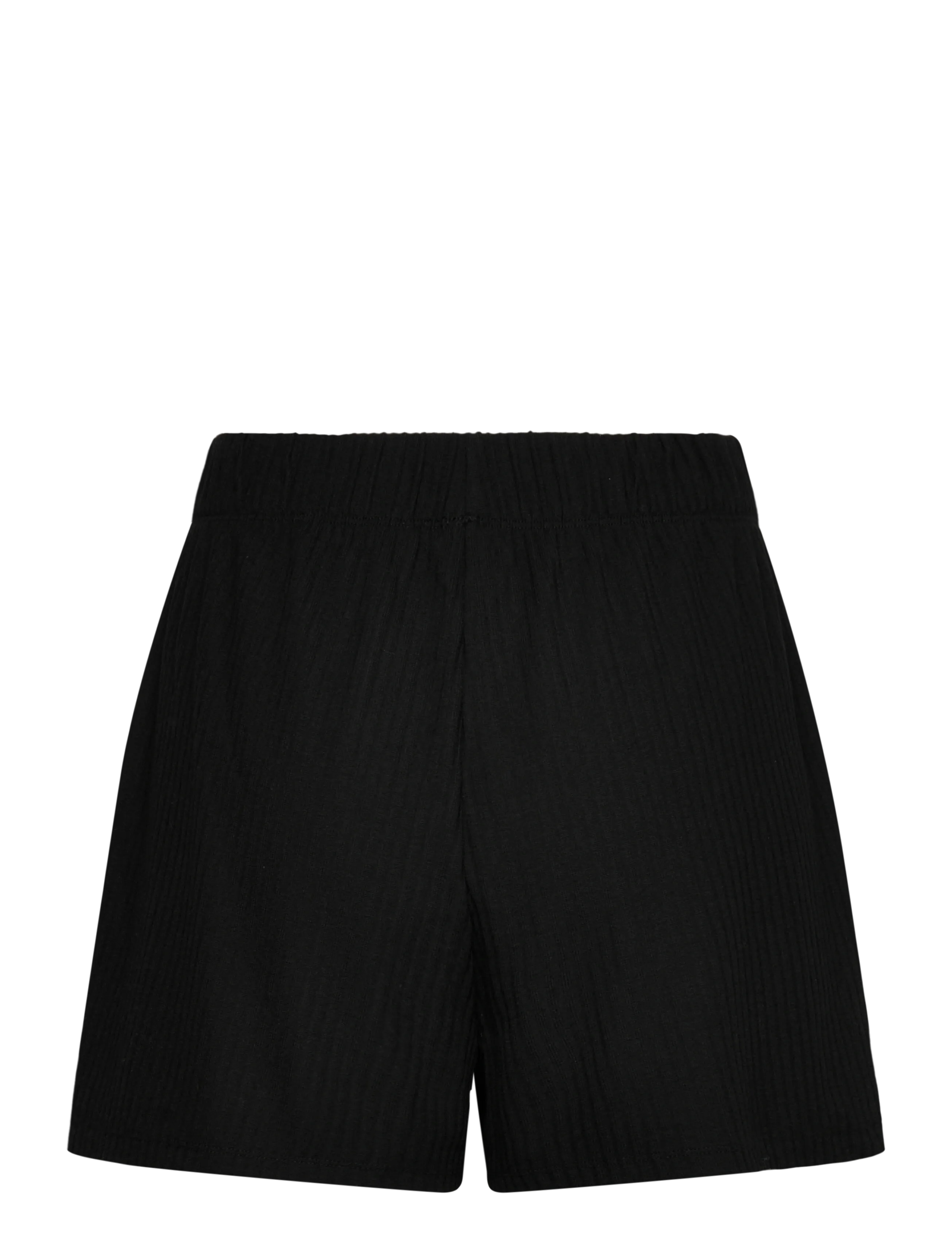 Only Play - ONPSEREN HW RIB LOOSE SHORTS - mjúkar stuttbuxur - black - 1