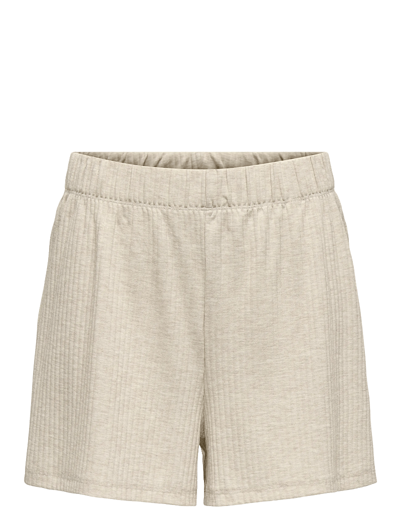 Only Play - ONPSEREN HW RIB LOOSE SHORTS - sweatshorts - pumice stone - 0