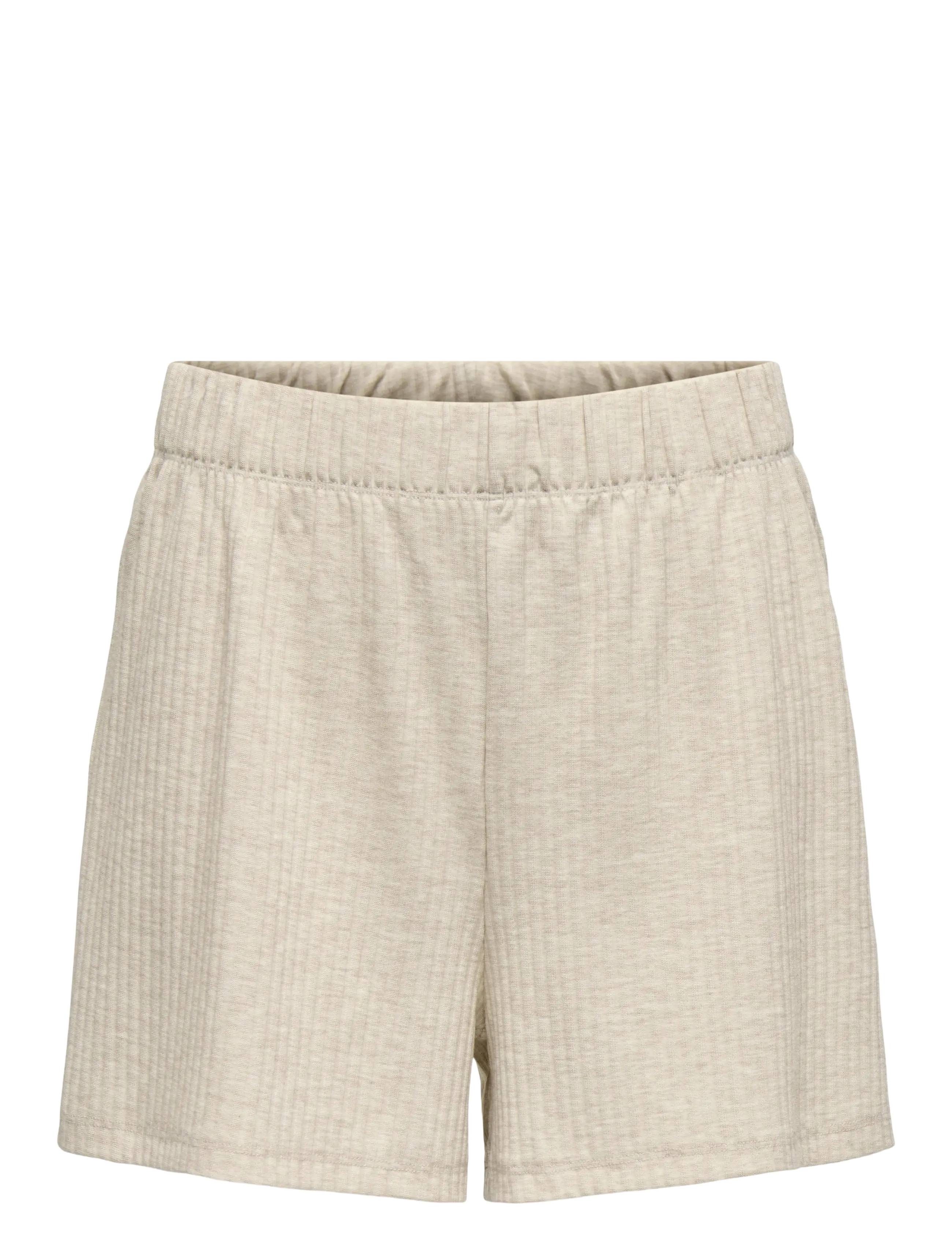 Only Play ONPSEREN HW RIB LOOSE SHORTS - Shorts - PUMICE STONE / cream