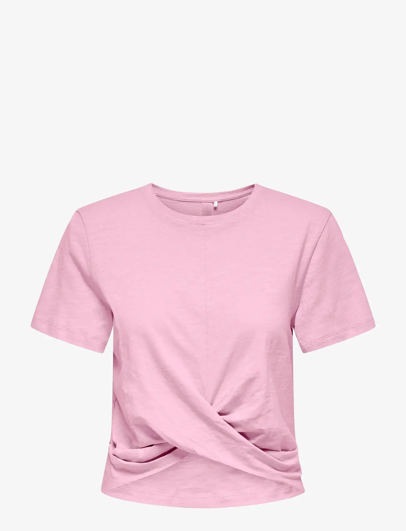 Only Play - ONPCUTE ON SS CROP KNOT JRS TOP - t-shirty - bonbon - 0