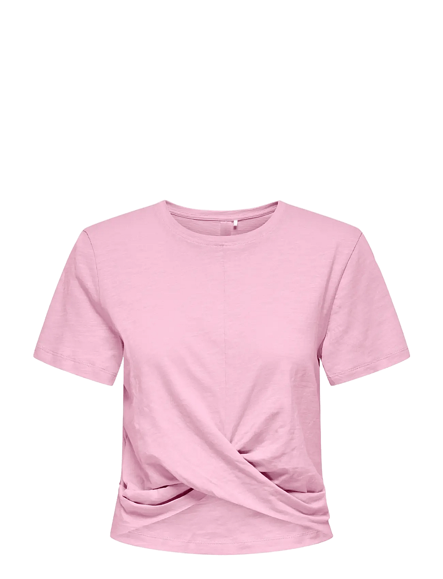 Only Play - ONPCUTE ON SS CROP KNOT JRS TOP - crop-tops - bonbon - 0