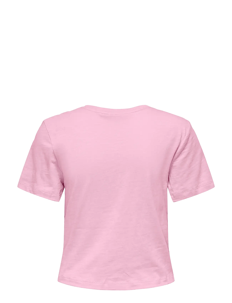Only Play - ONPCUTE ON SS CROP KNOT JRS TOP - t-shirts - bonbon - 1