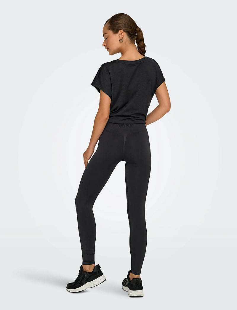 Only Play - ONPDEFY XHW SEAM SCRUNCH TIGHTS - seamless tights - black - 3