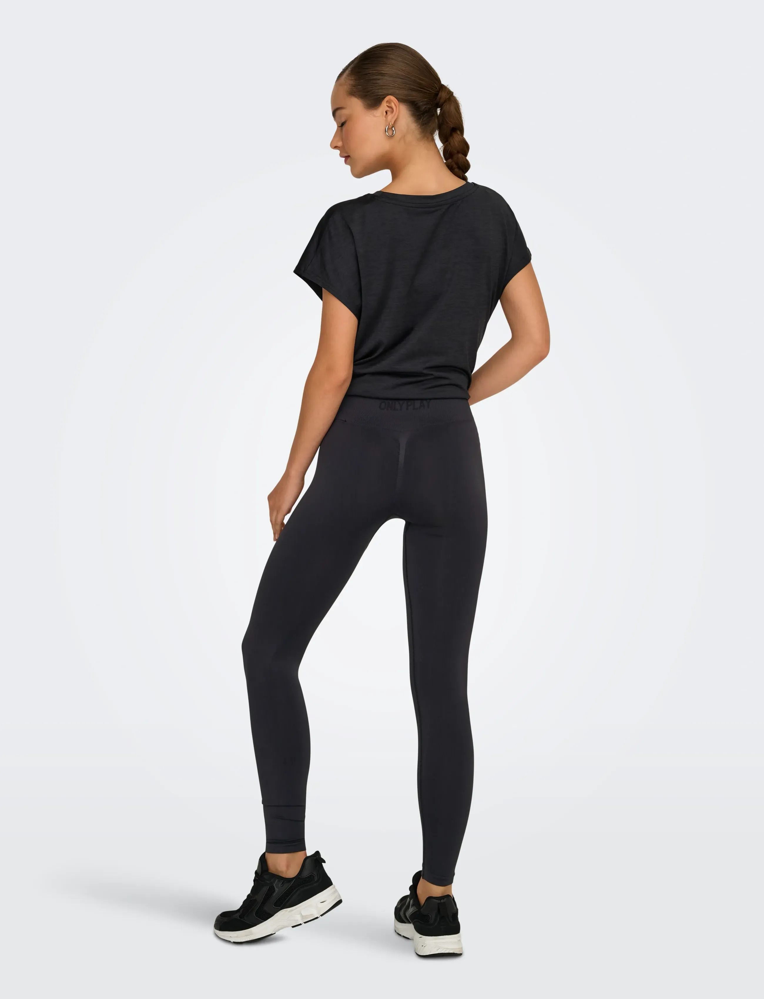 Only Play - ONPDEFY XHW SEAM SCRUNCH TIGHTS - fuld længde - black - 3