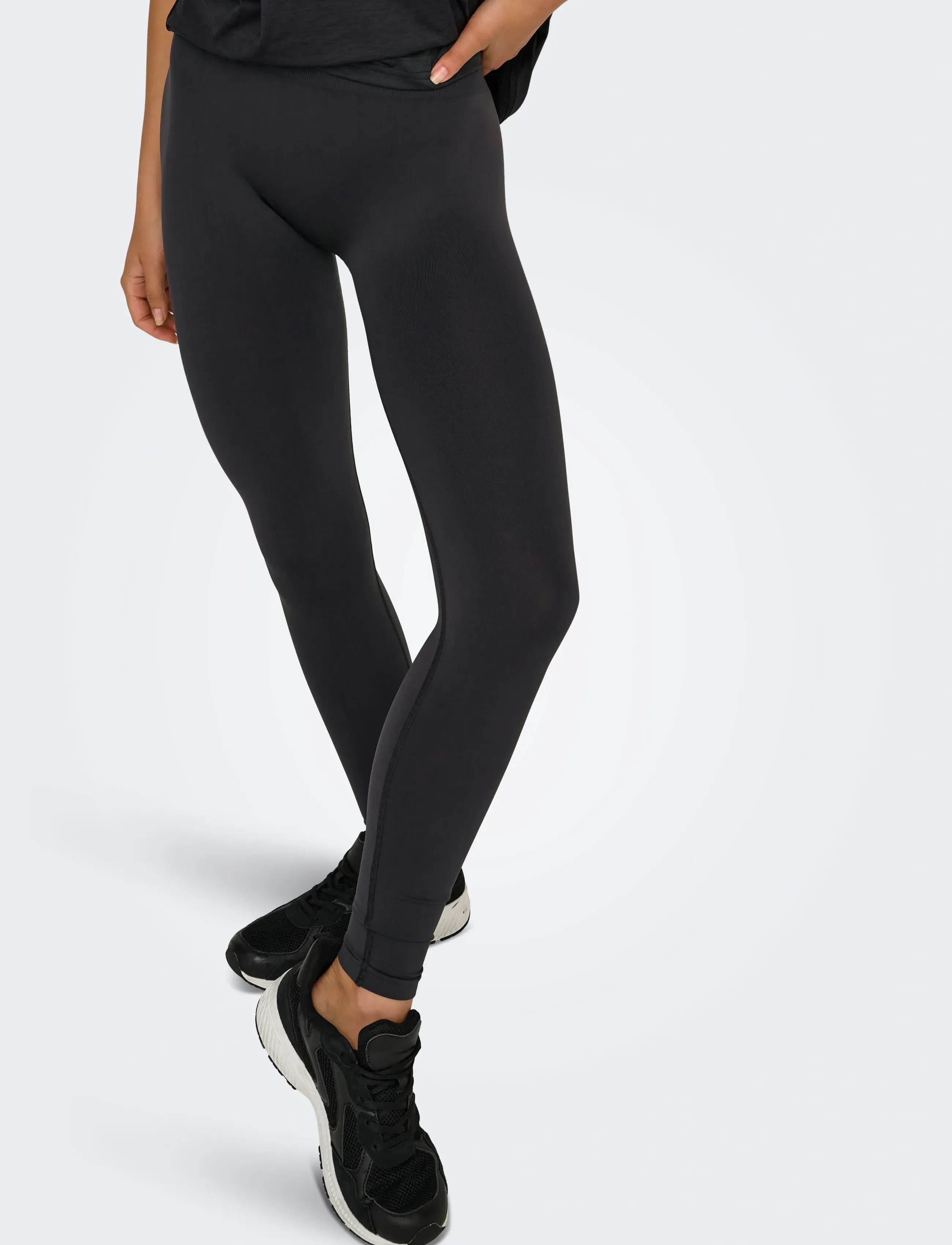 Only Play - ONPDEFY XHW SEAM SCRUNCH TIGHTS - fuld længde - black - 5