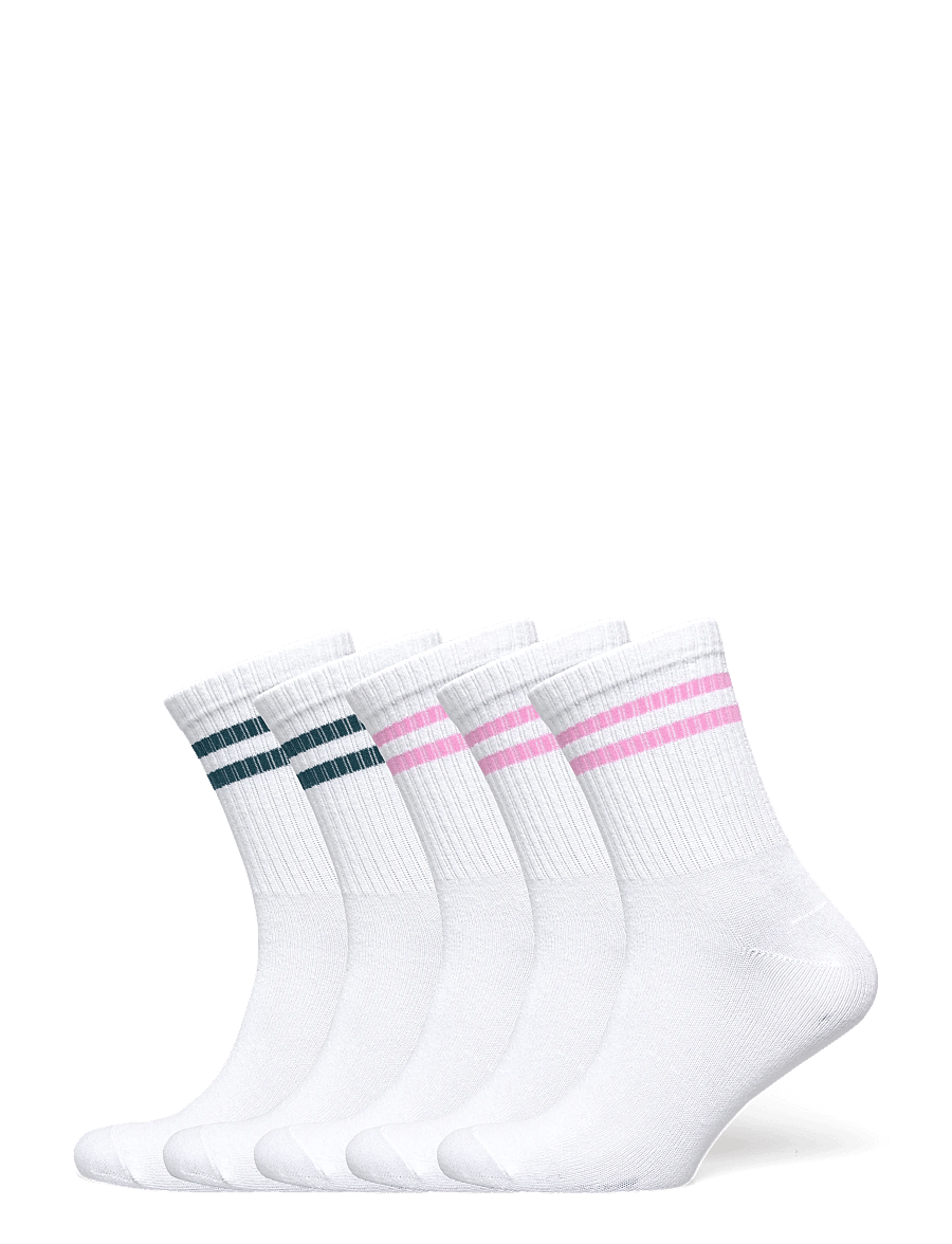 Only Play - ONPPLAY SPORT SOCKS 5-PACK - alusvaatteet ja sukat - white - 0