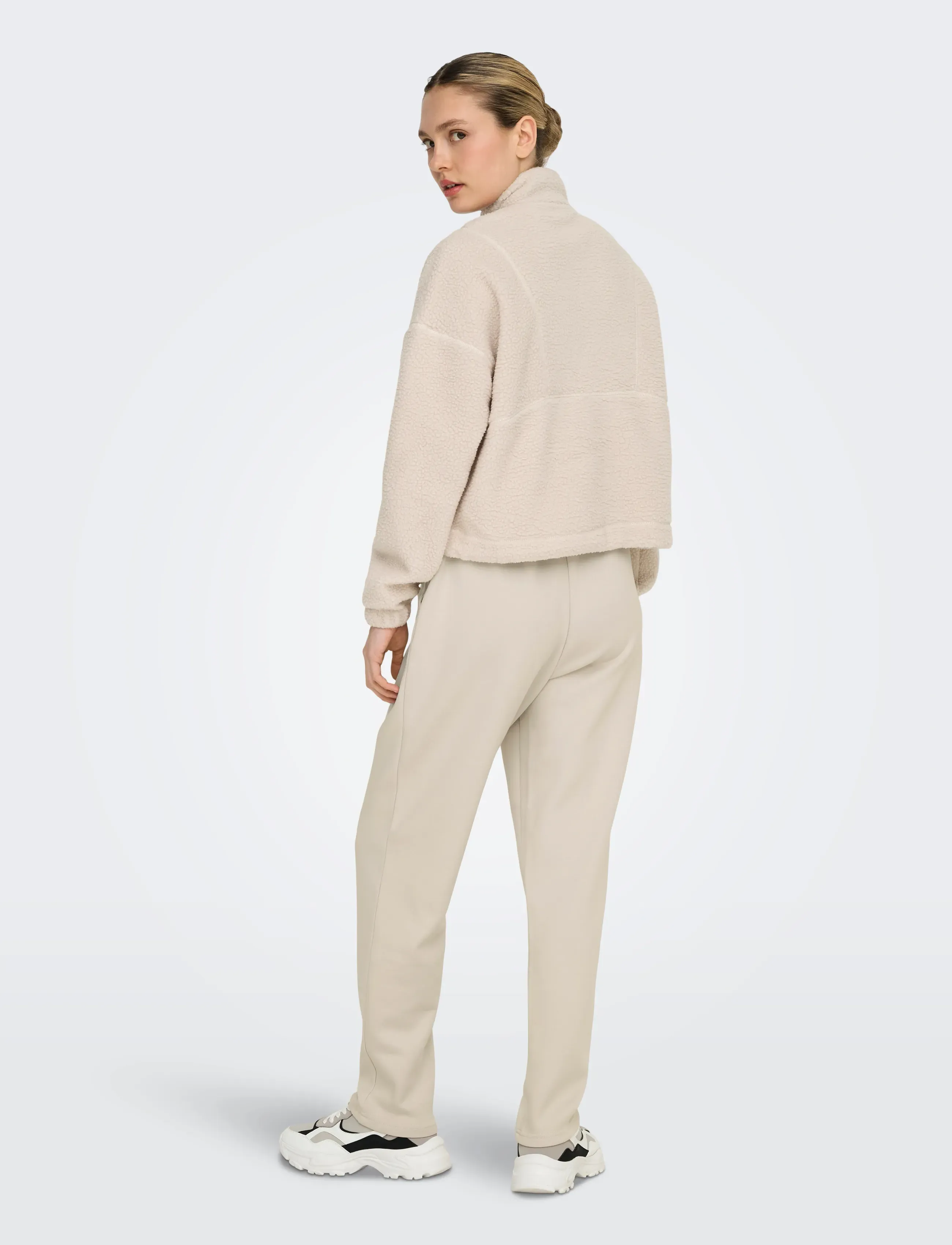 Only Play - ONPMON HN HZ PULLOVER TEDDY SWT - pumice stone - 3