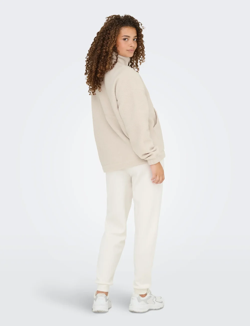Only Play - ONPMON HN FZ TEDDY SWT - fleece & midlayer - pumice stone - 3