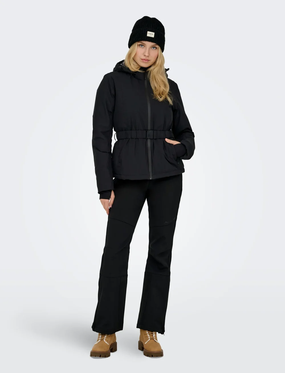 Only Play - ONPSLOPE PADDED SKI JCK BELT OTW - sulejoped ja voodriga joped - black - 0