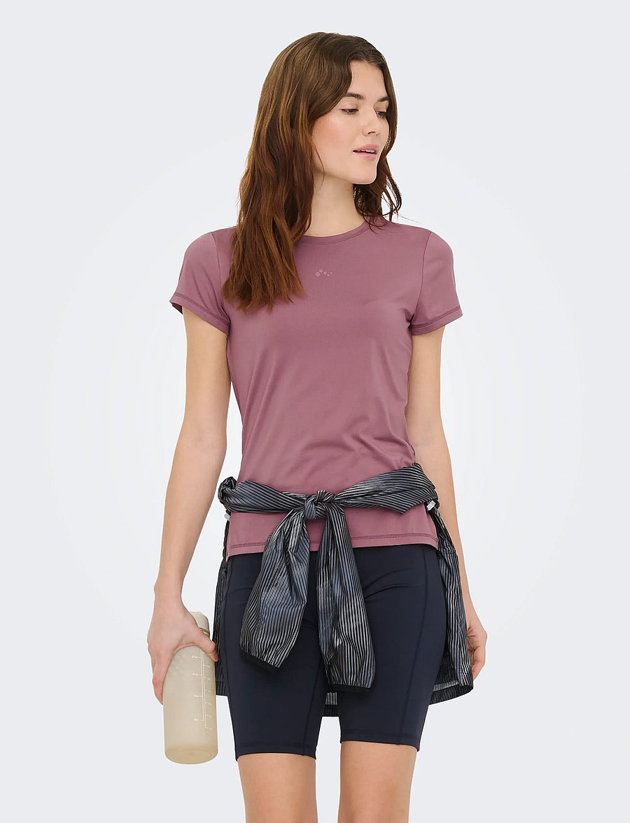 Only Play - ONPBREE ON SS REG TEE NOOS - alussärgid ja t-särgid - rose brown - 0