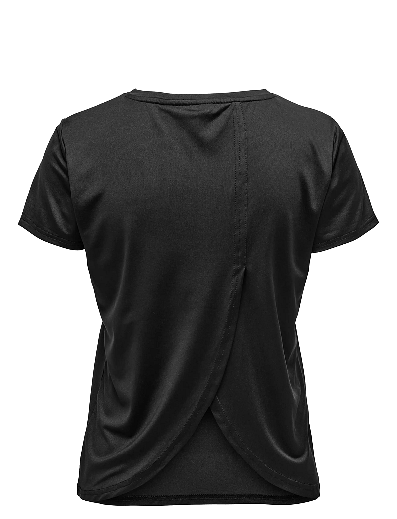 Only Play - ONPBREE ON SS WRAP REG TEE - t-shirts - black - 1