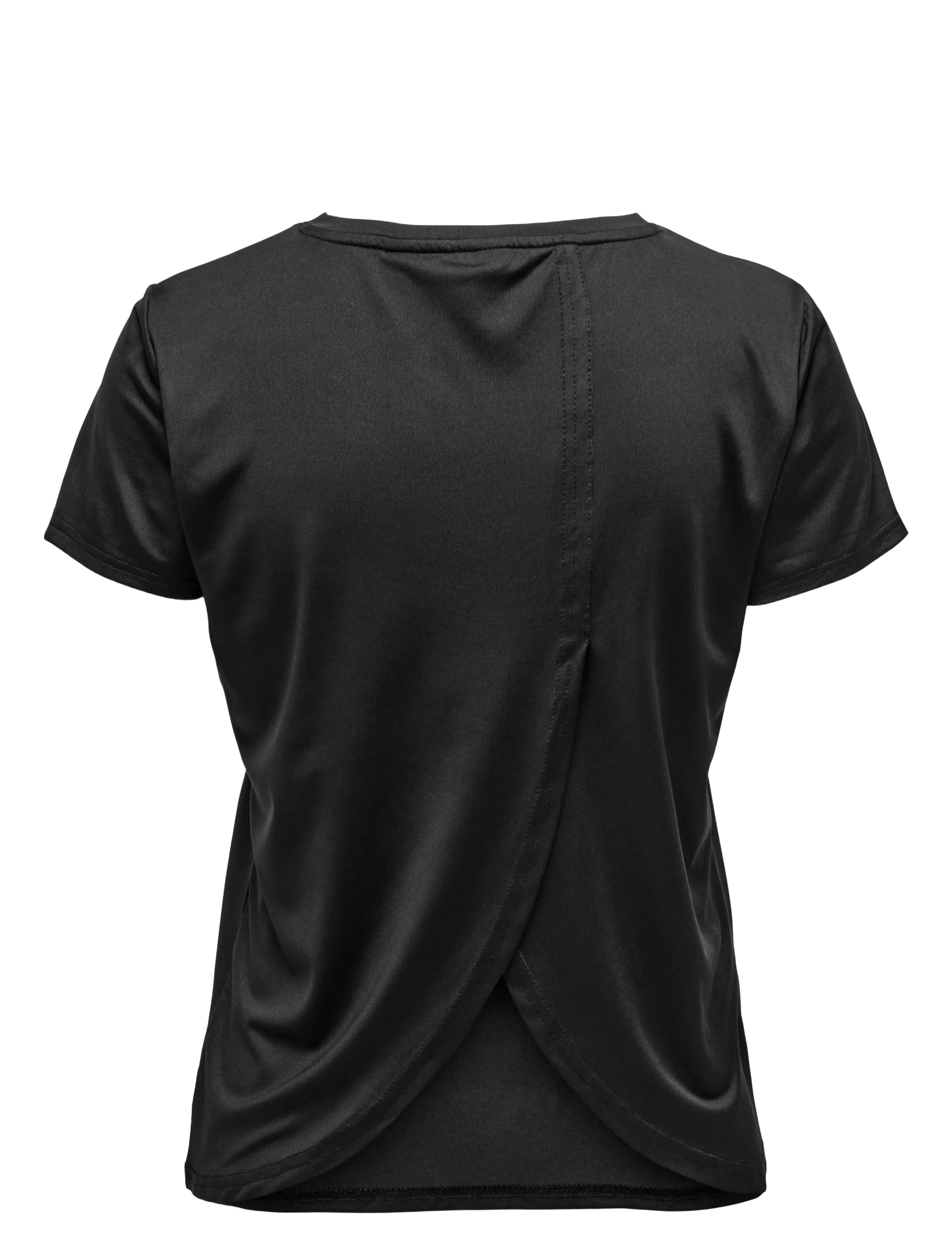 Only Play - ONPBREE ON SS WRAP REG TEE - alussärgid ja t-särgid - black - 1