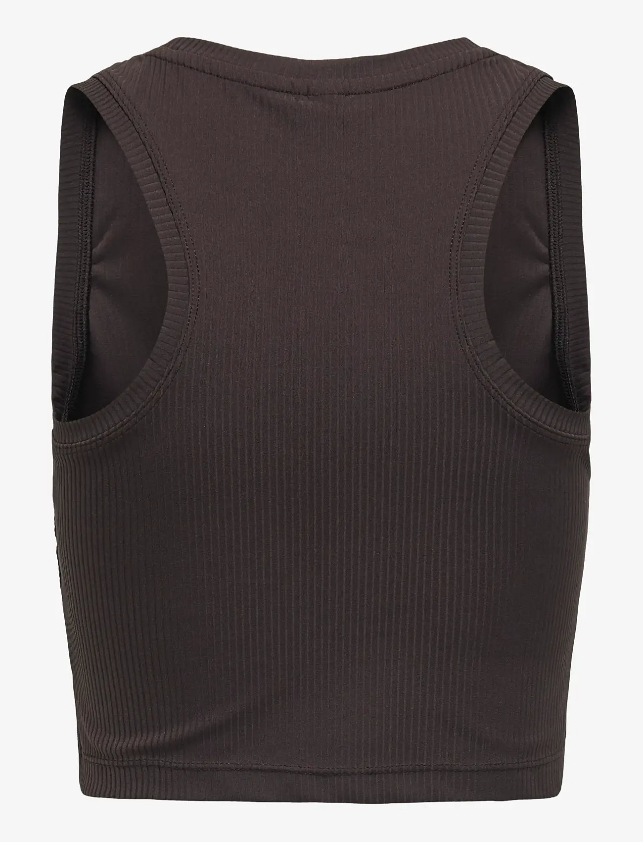 Only Play - ONPHOMIE SL CROP RIB TOP - tanktops - chocolate torte - 1