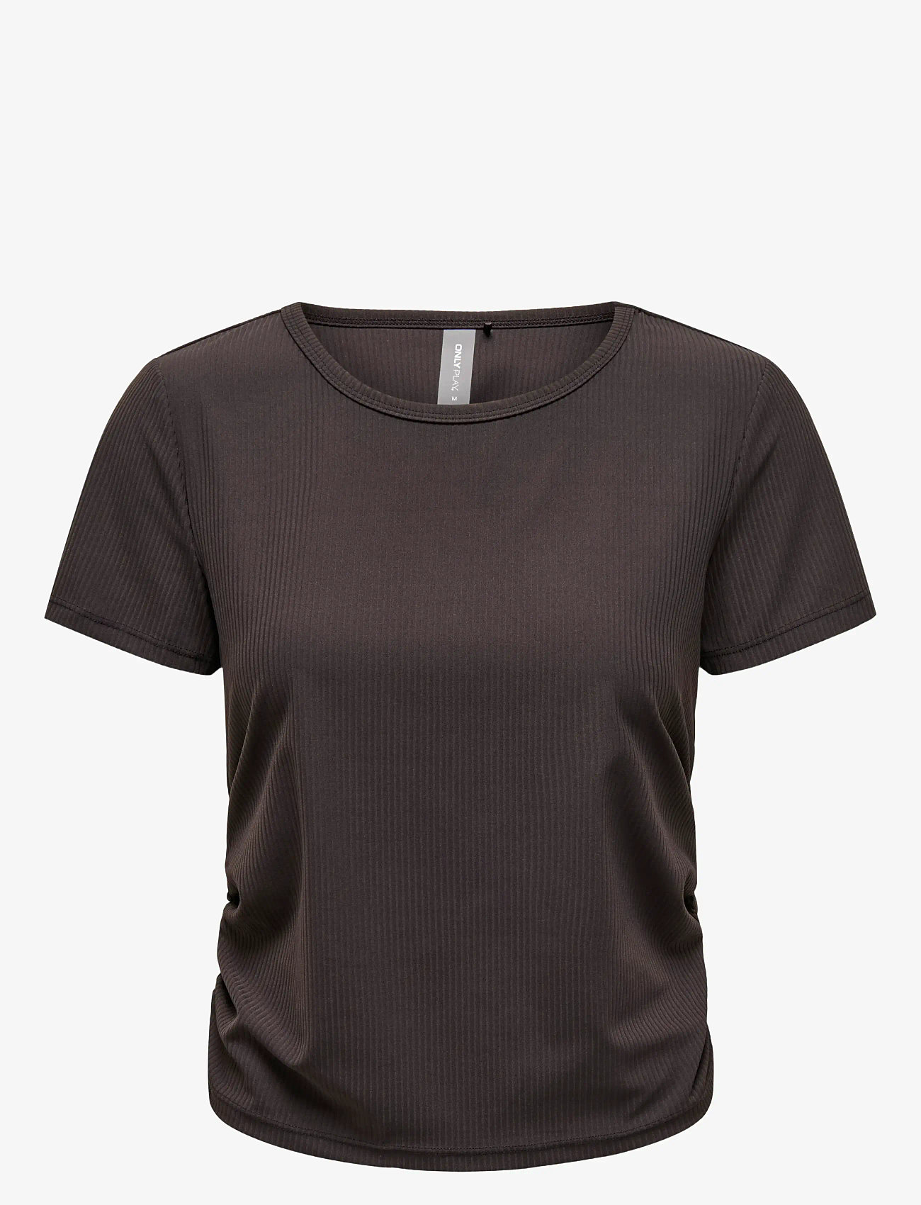 Only Play - ONPHOMIE SS SHORT RIB TOP - chocolate torte - 0