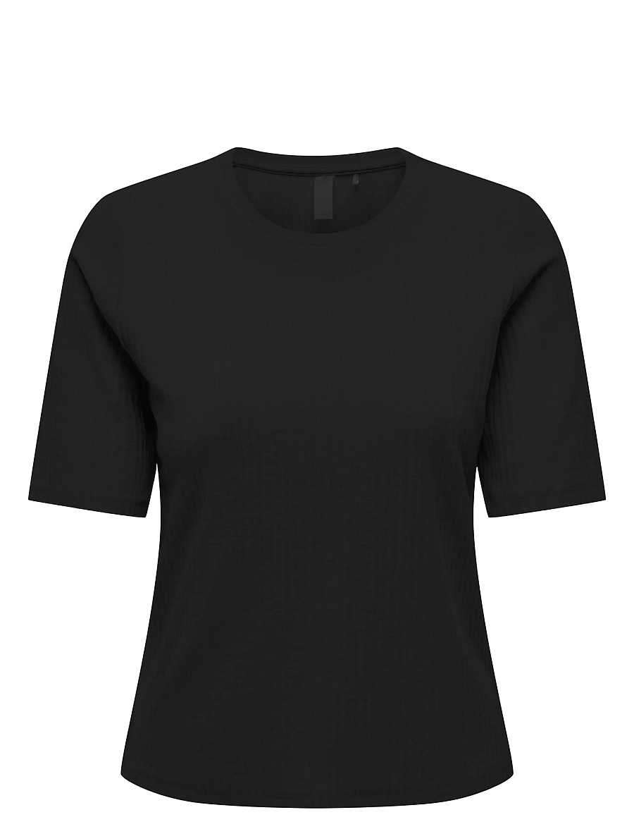 Only Play - ONPSEREN ON 2/4 REG RIB TEE NOOS - alussärgid ja t-särgid - black - 1