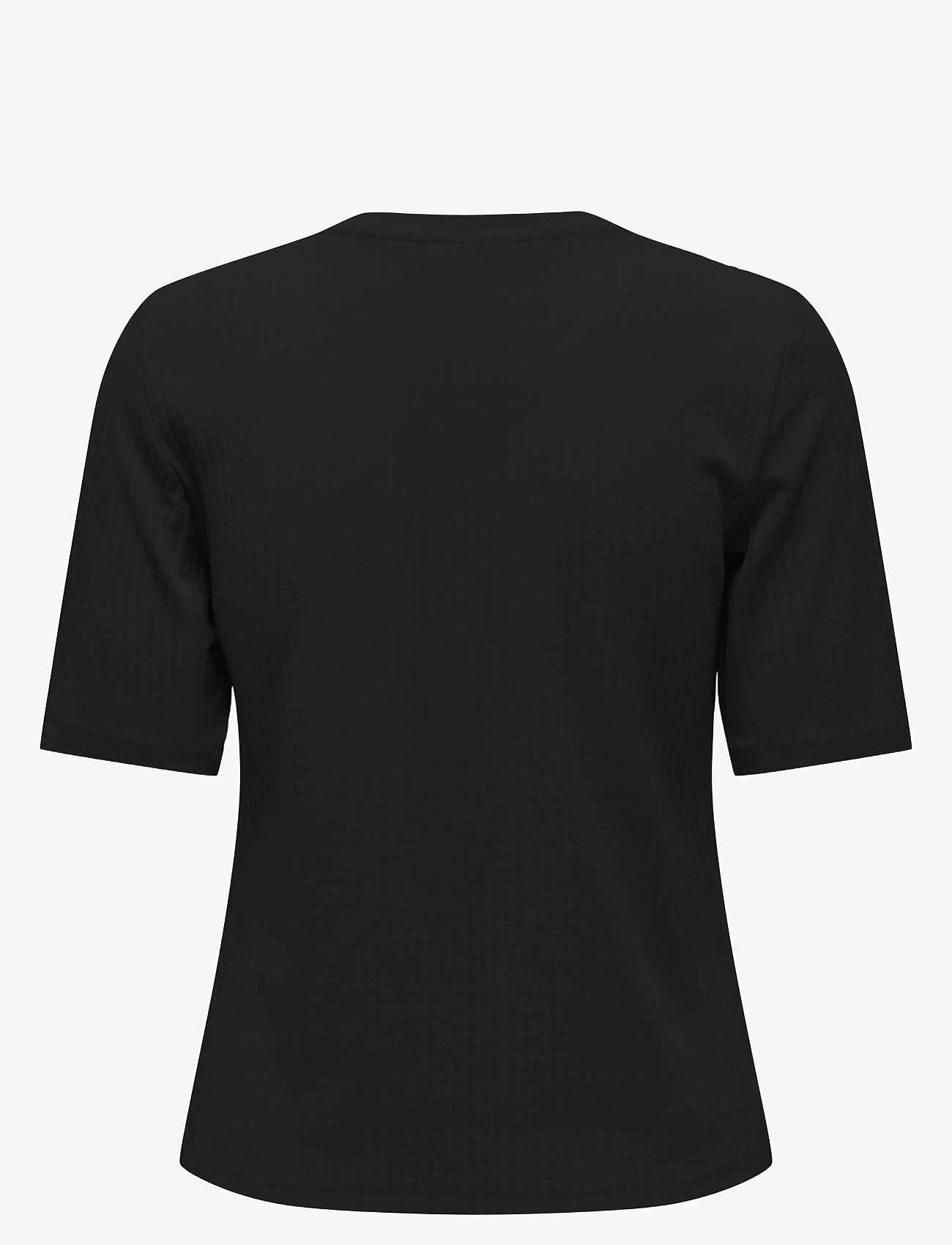 Only Play - ONPSEREN ON 2/4 REG RIB TEE NOOS - t-shirts - black - 2