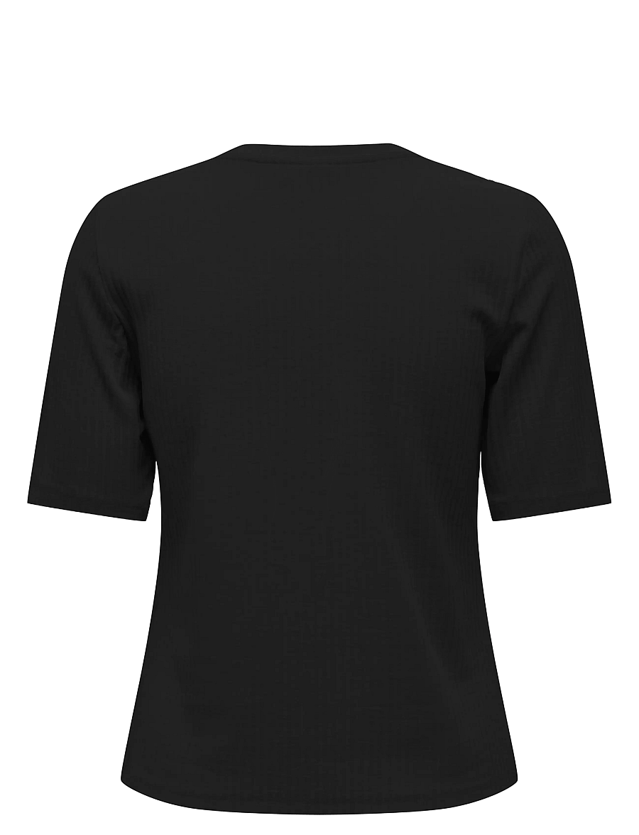 Only Play - ONPSEREN ON 2/4 REG RIB TEE NOOS - alussärgid ja t-särgid - black - 2