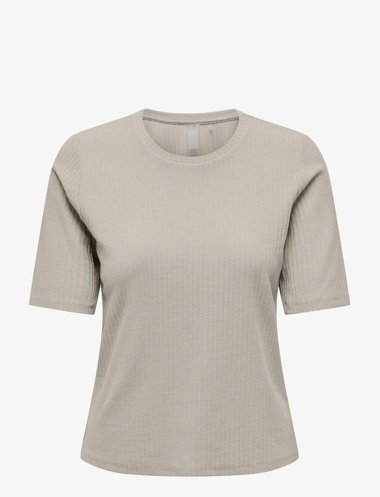 Only Play - ONPSEREN ON 2/4 REG RIB TEE NOOS - t-shirts - pumice stone - 0