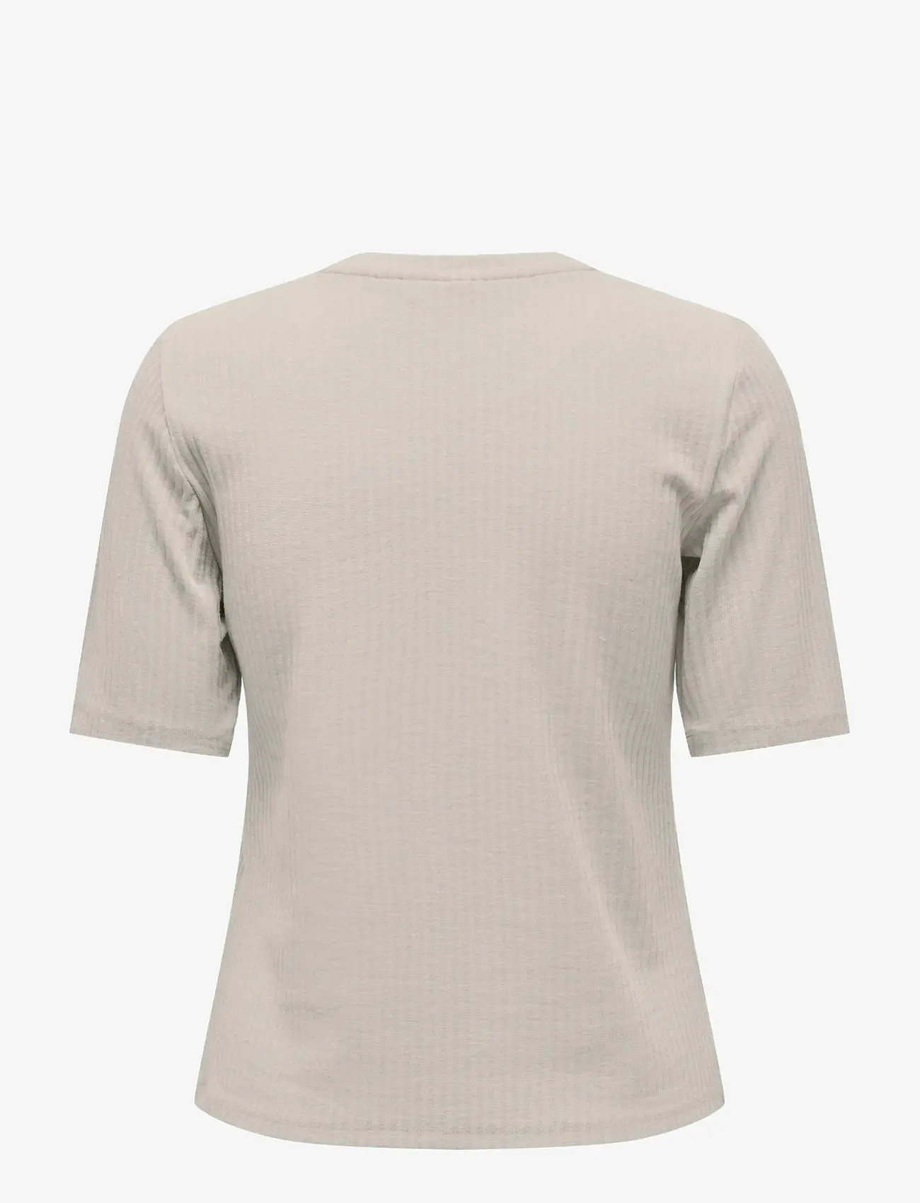 Only Play - ONPSEREN ON 2/4 REG RIB TEE NOOS - t-shirts - pumice stone - 1
