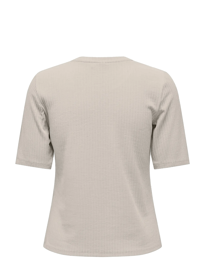 Only Play - ONPSEREN ON 2/4 REG RIB TEE NOOS - t-shirts - pumice stone - 1