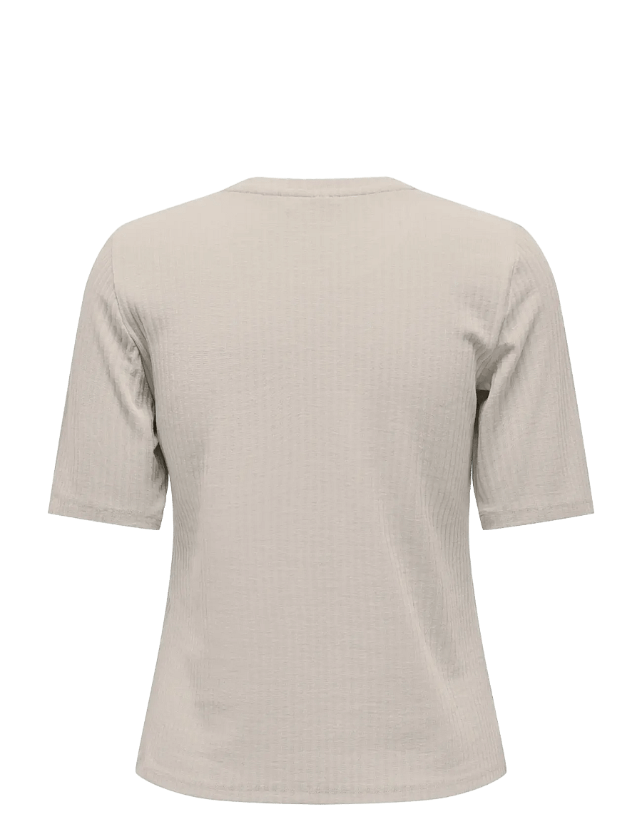 Only Play - ONPSEREN ON 2/4 REG RIB TEE NOOS - t-shirts - pumice stone - 1