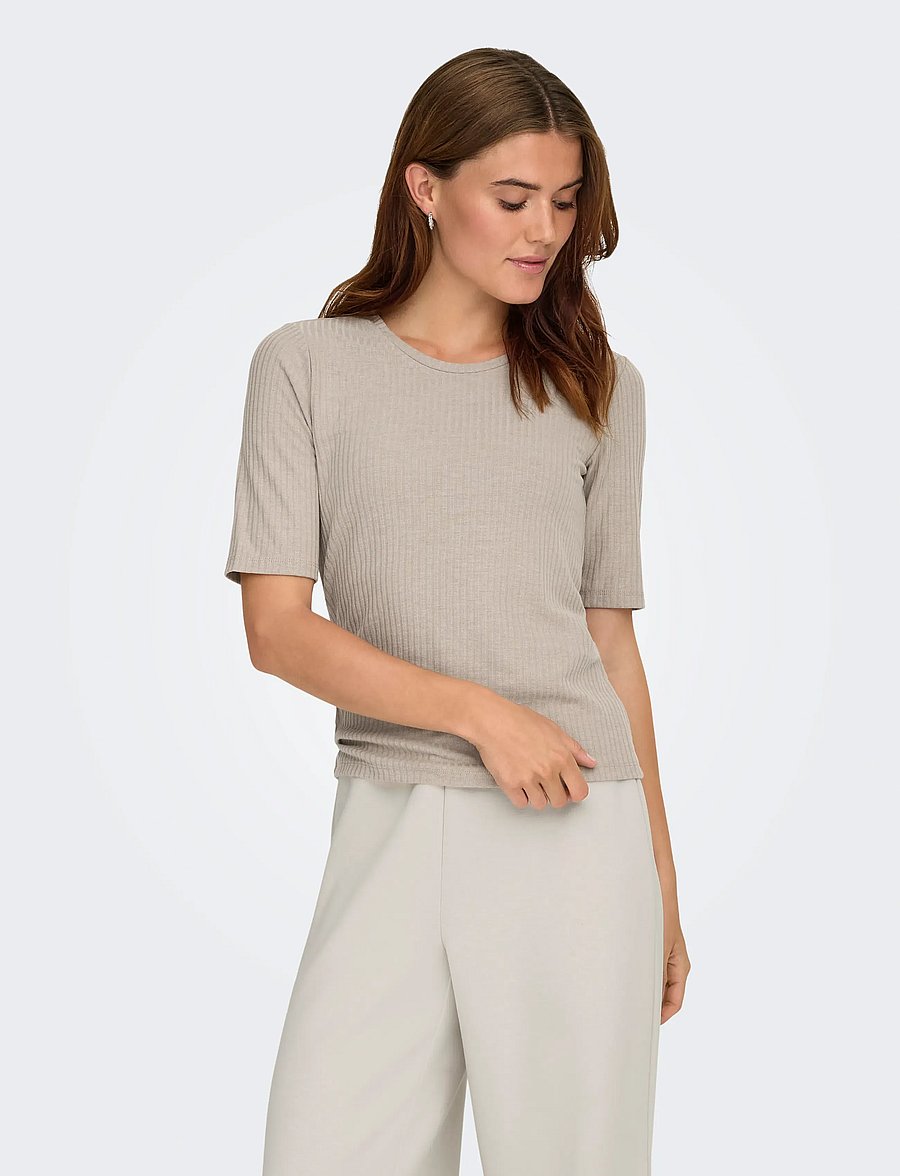 Only Play - ONPSEREN ON 2/4 REG RIB TEE NOOS - alussärgid ja t-särgid - string - 0