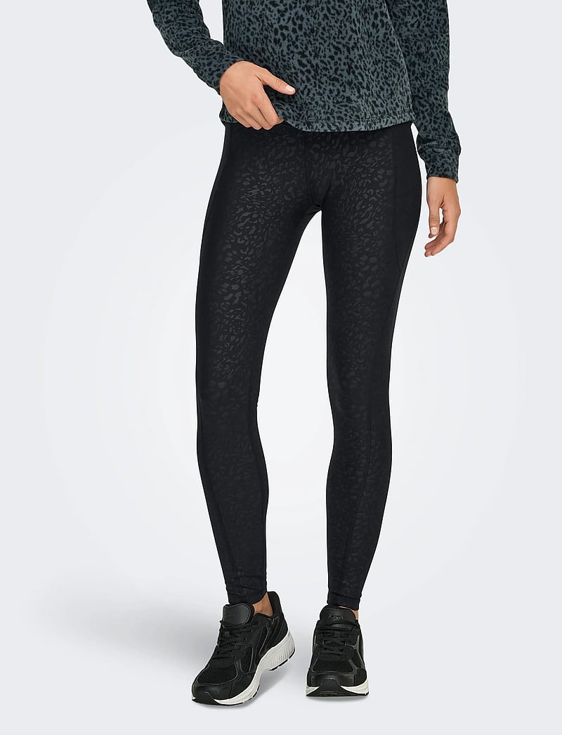 Only Play - ONPRYA-1-ALMA LIFE HW AOP PCK TIGHTS - tights - black - 0