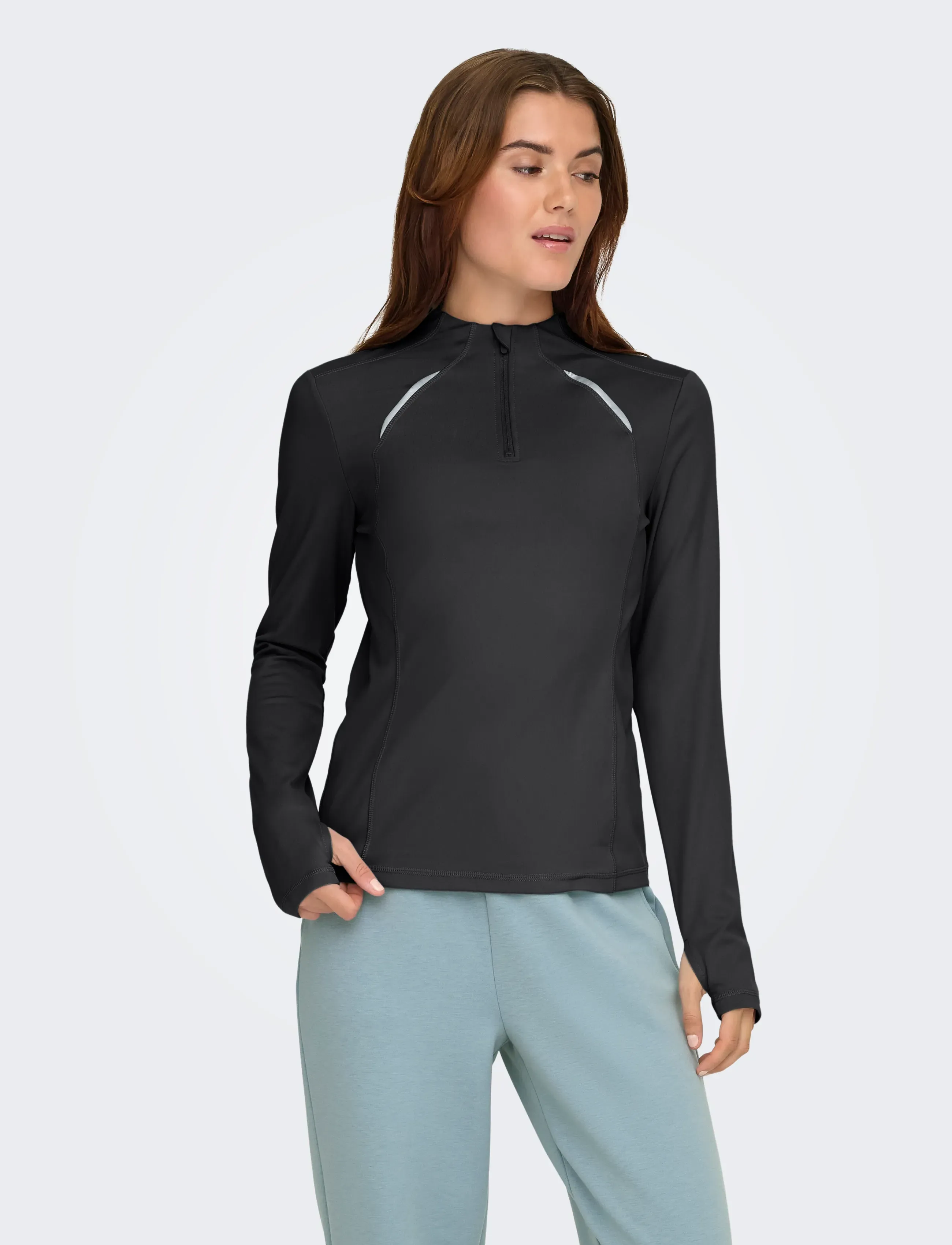 Only Play ONPSHELL HN HZ LS TOP - Pikkade varrukatega topid - BLACK / black