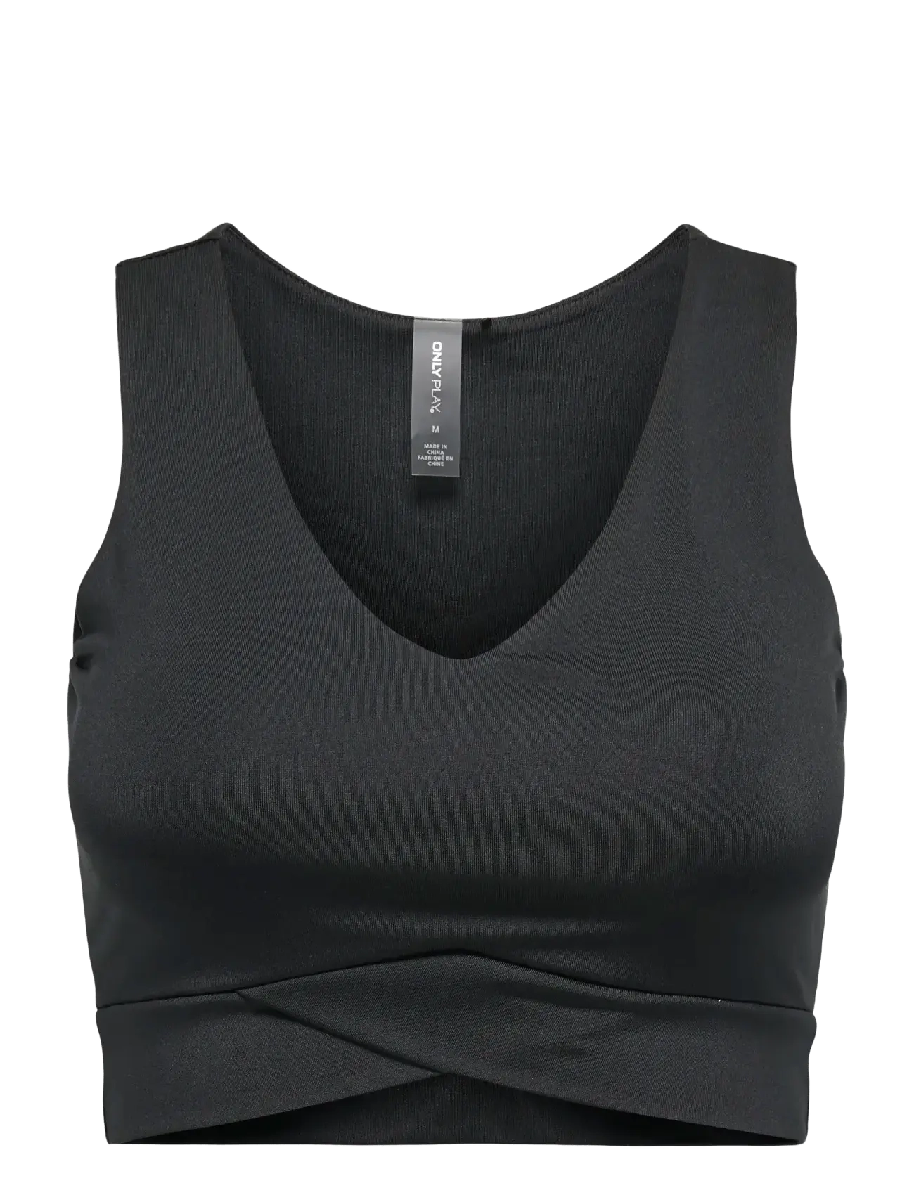 Only Play ONPKRIS-1 WRAP BRA - Tøj - BLACK / black