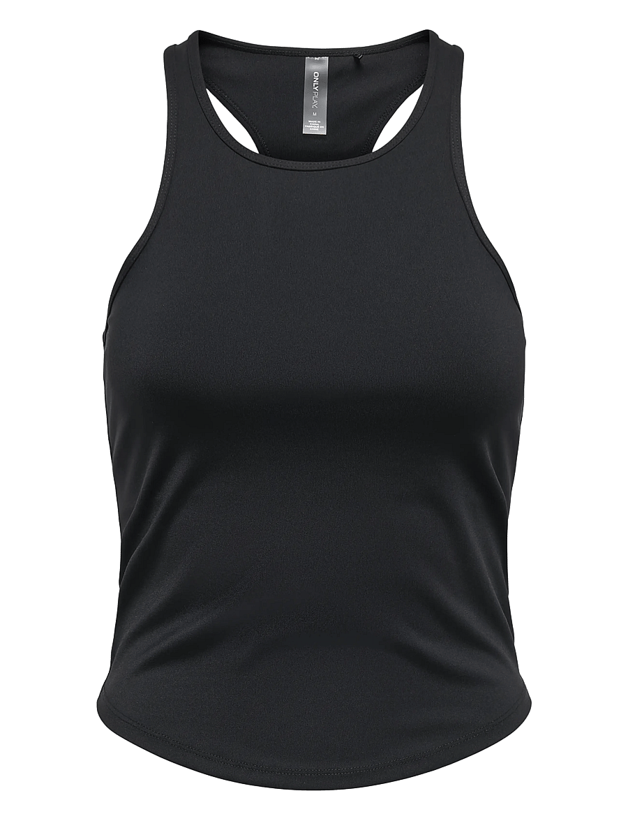 Only Play - ONPSANA SHORT TANKTOP - berankoviai marškinėliai - black - 0