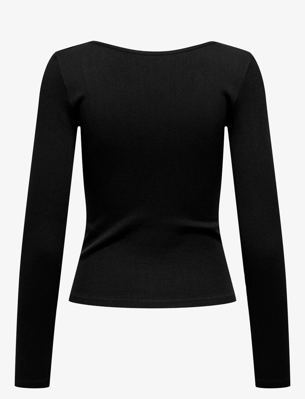 Only Play - ONPJAIA LIFE VN LS 2-WAY SHORT SEAM TOP - alussärgid ja t-särgid - black - 1