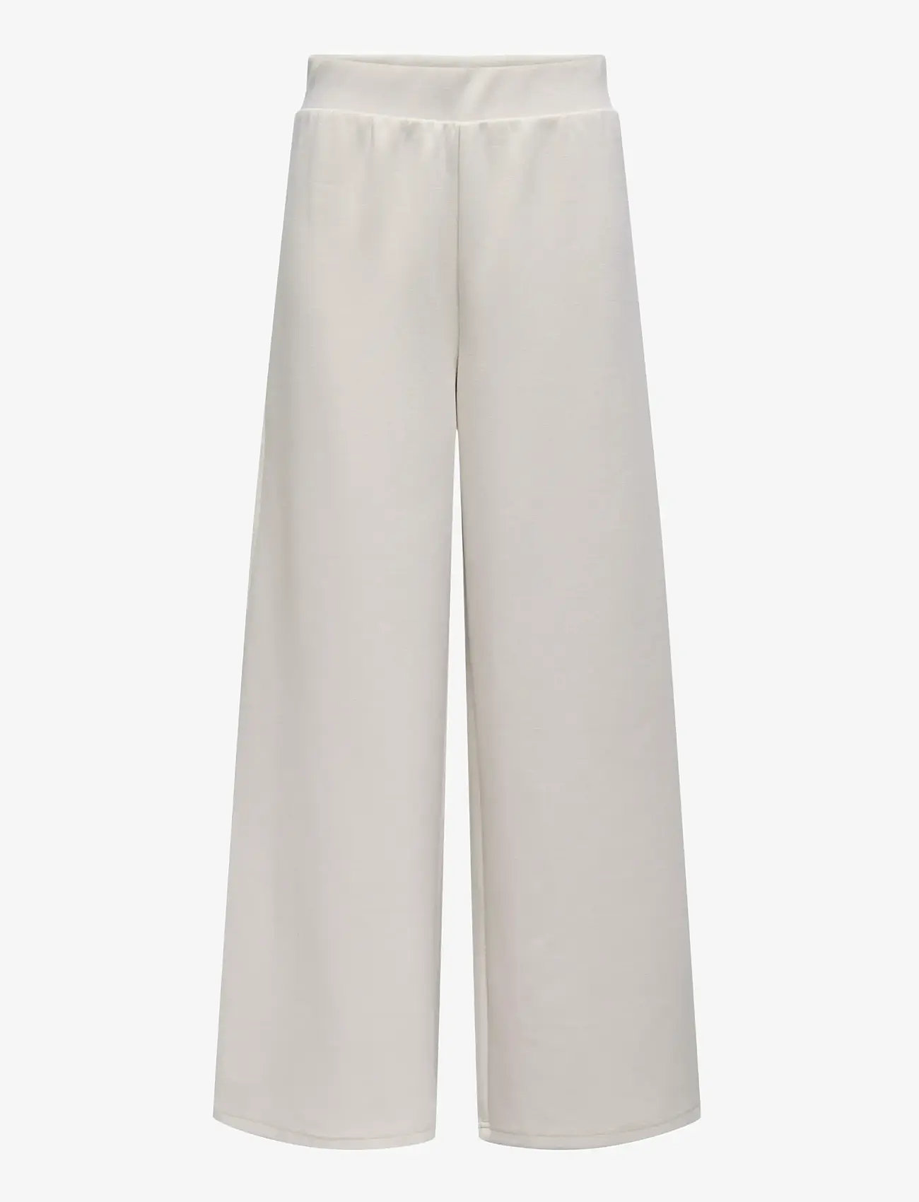 Only Play ONPLOUNGE HW WIDE SWT PNT NOOS - Sweatpants - PUMICE STONE / white