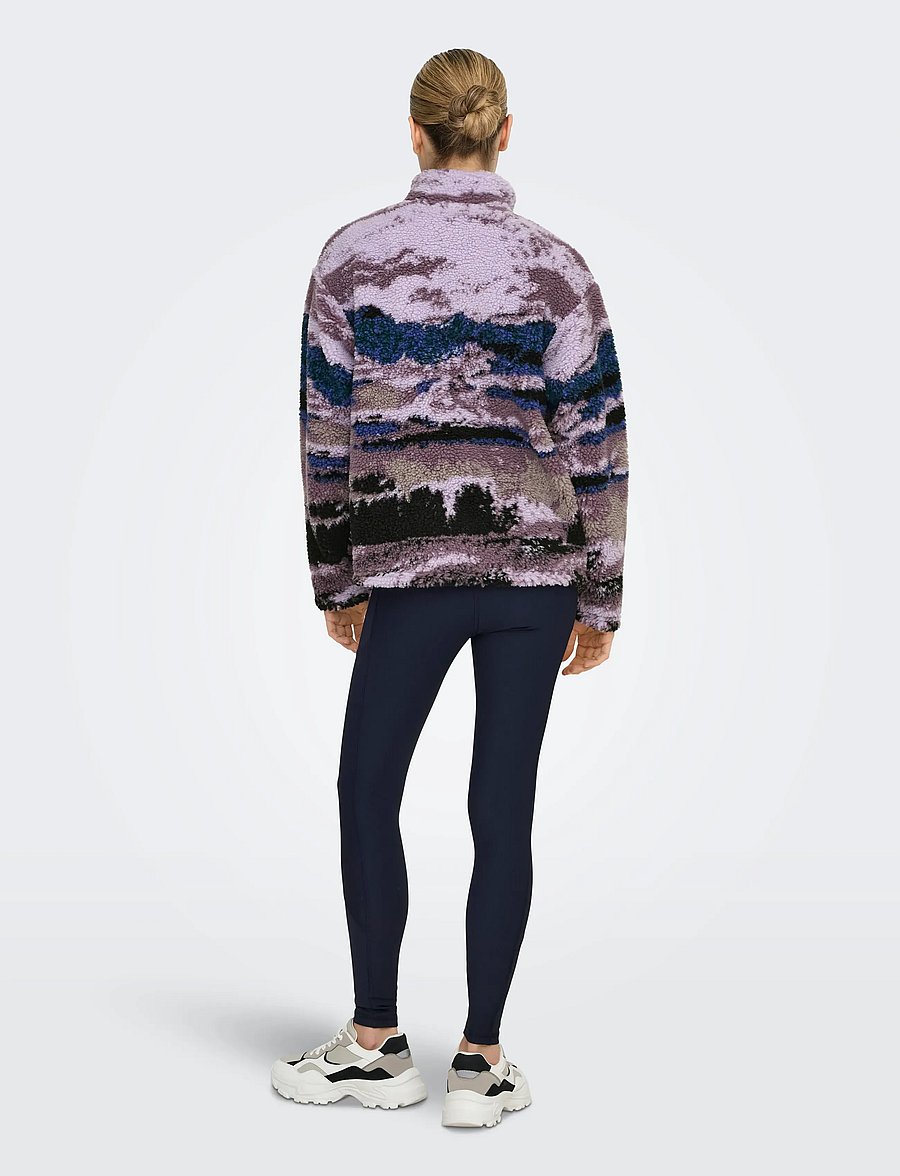 Only Play - ONPSIK HN FZ LS FLEECE JCK - coastal fjord - 3