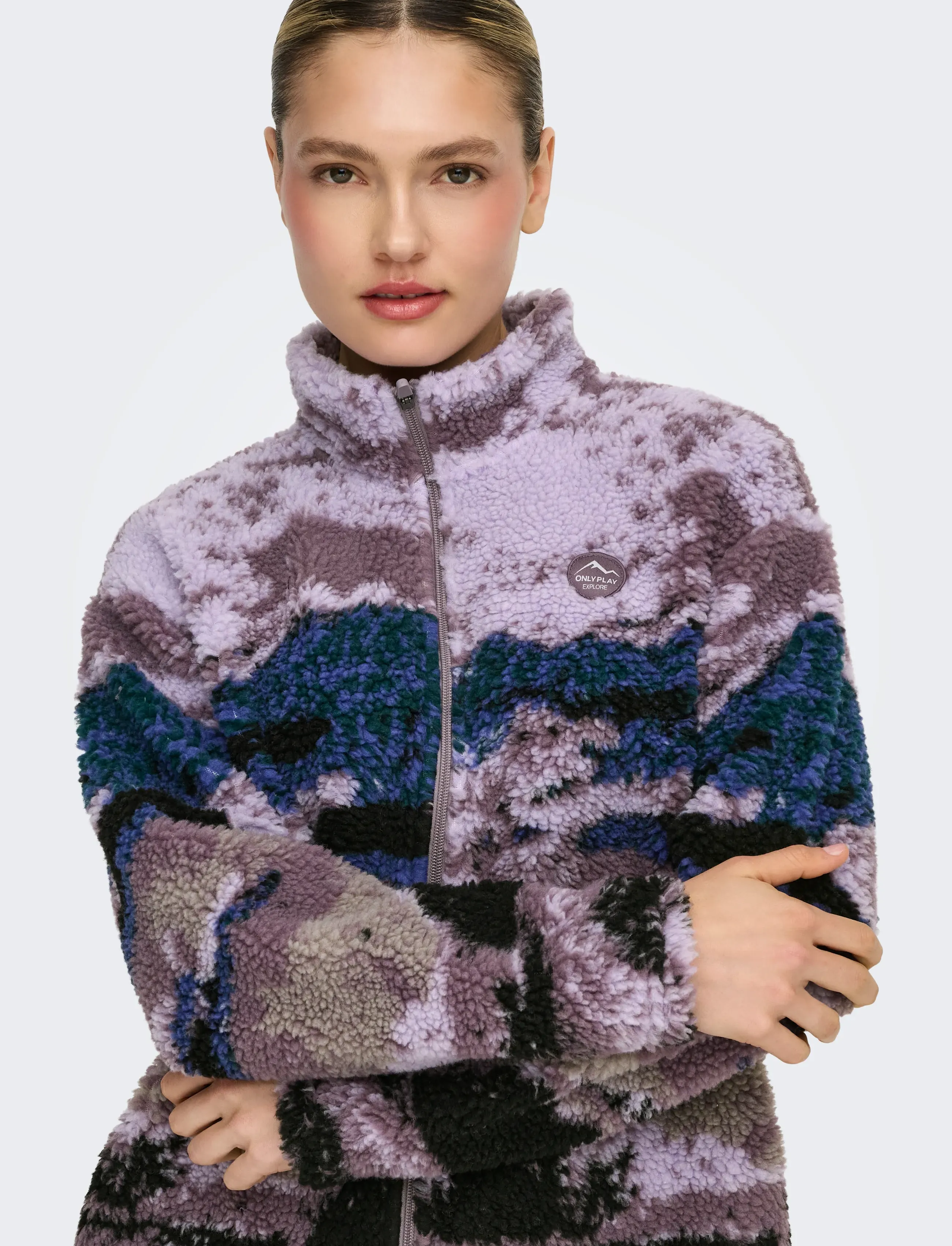 Only Play - ONPSIK HN FZ LS FLEECE JCK - coastal fjord - 5