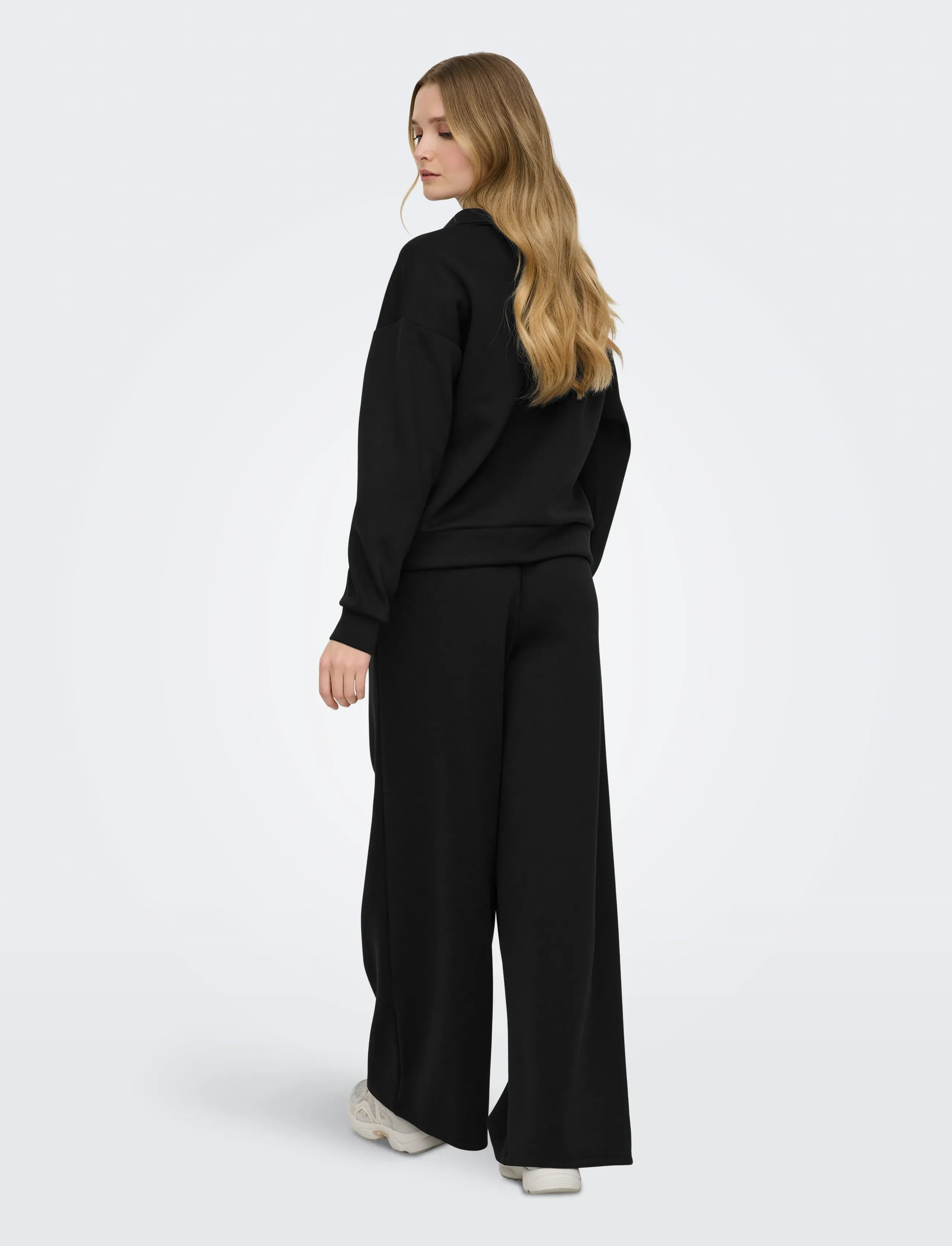 Only Play - ONPLOUNGE HN LS HZ DS SWT NOOS - sweatshirts - black - 3