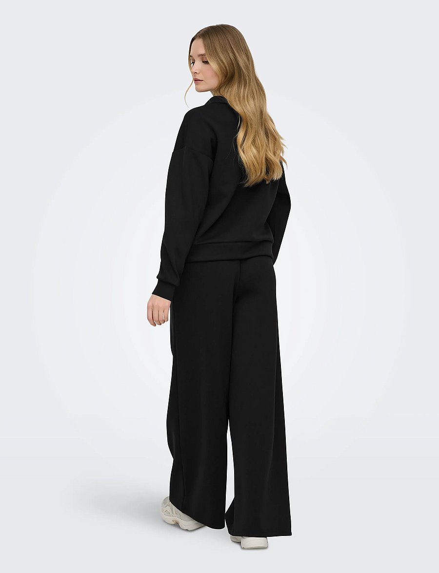 Only Play - ONPLOUNGE HN LS HZ DS SWT NOOS - sweatshirts - black - 3