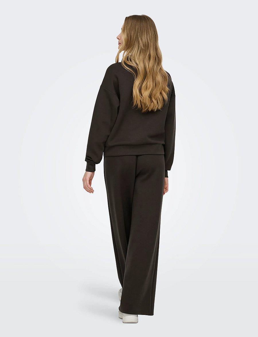 Only Play - ONPLOUNGE HN LS HZ DS SWT NOOS - sweatshirts - chocolate torte - 3
