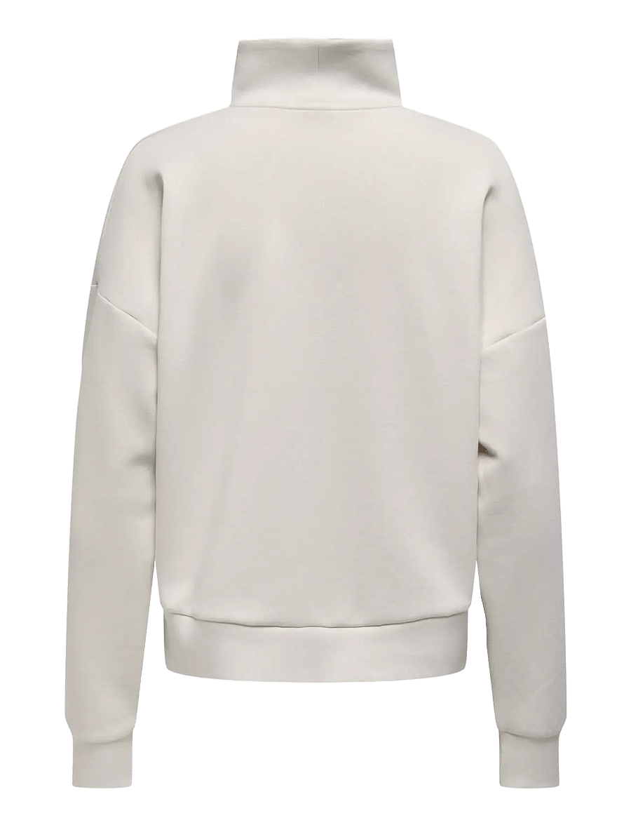 Only Play - ONPLOUNGE HN LS HZ DS SWT NOOS - Överdelar - pumice stone - 2