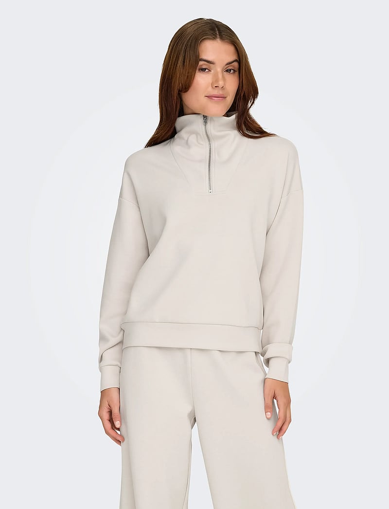 Only Play - ONPLOUNGE HN LS HZ DS SWT NOOS - oberteile - pumice stone - 0