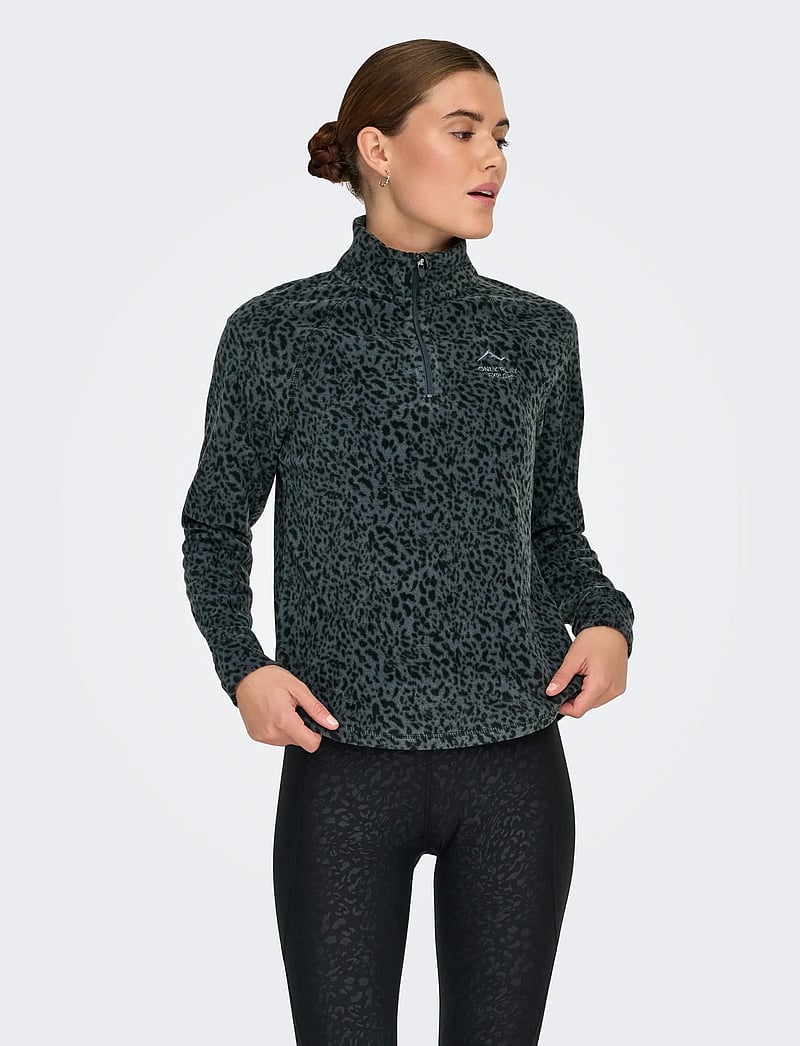 Only Play - ONPINO HN HZ LS FLEECE AOP JCK - kampsunid ja vahekihid - turbulence - 0