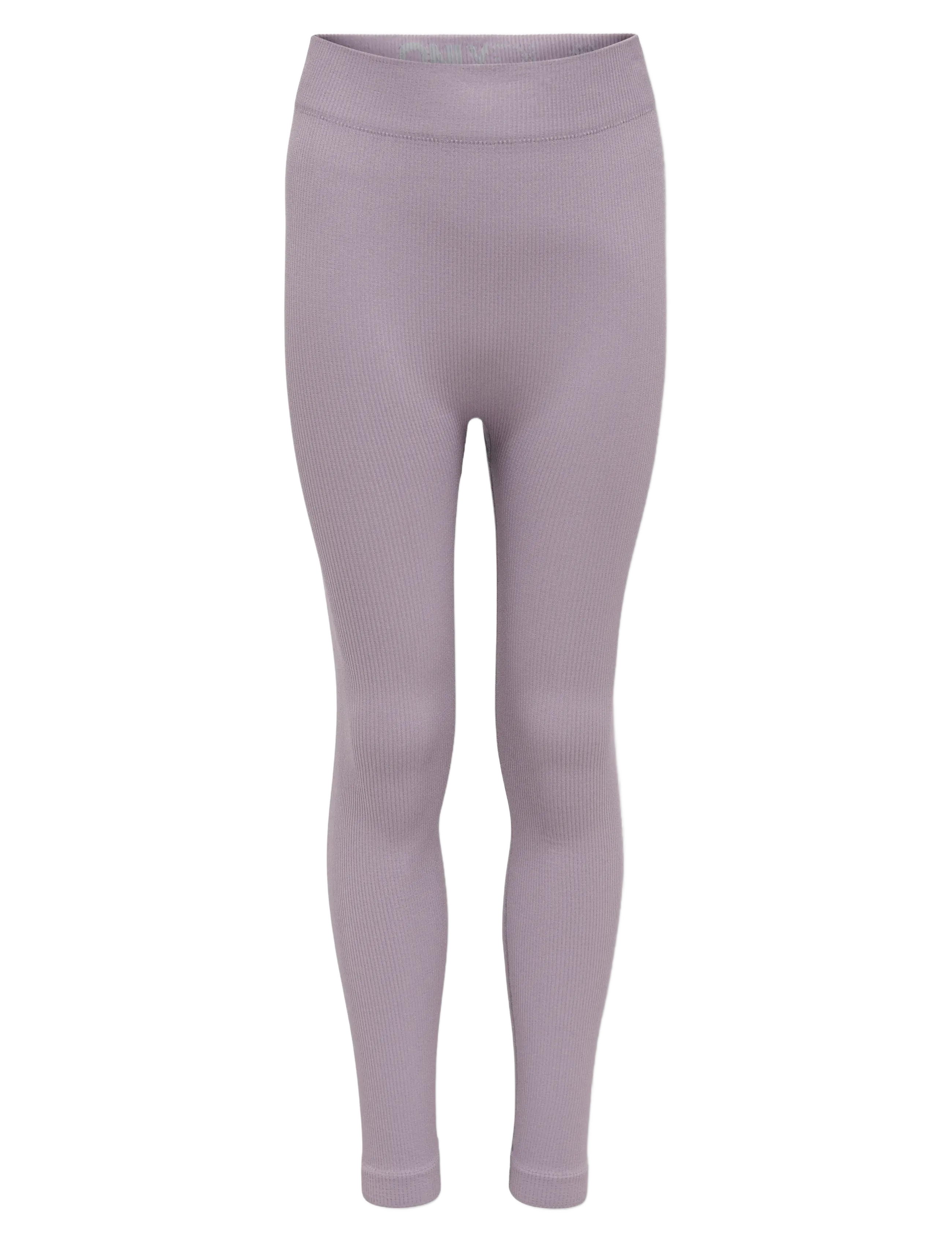 Only Play Onpjaia Life Hw Seam Tights Girls, 146-152, Unterteile, Lila - Leggings, Kinder