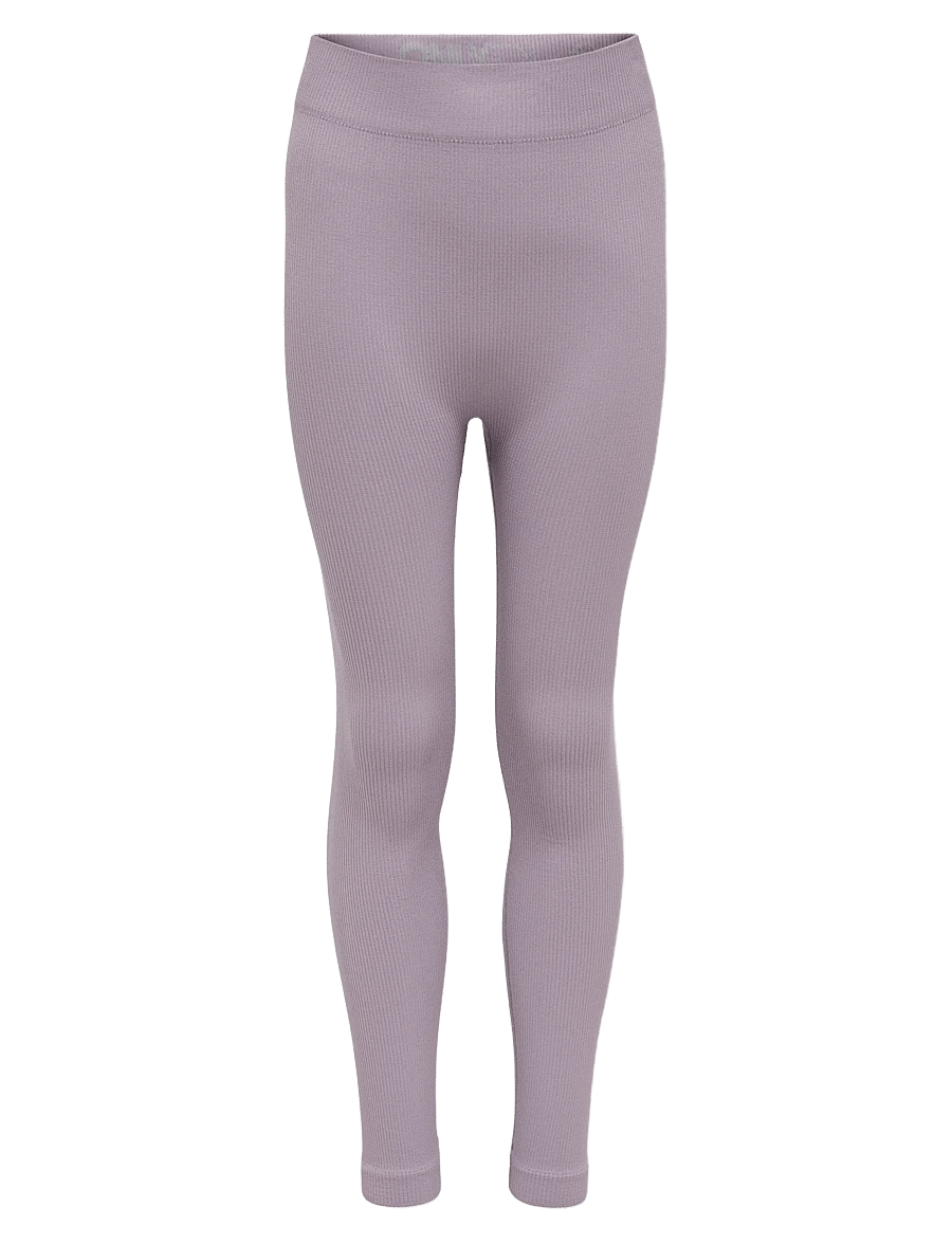 Only Play - ONPJAIA LIFE HW SEAM TIGHTS GIRLS - leggings - gray ridge - 0