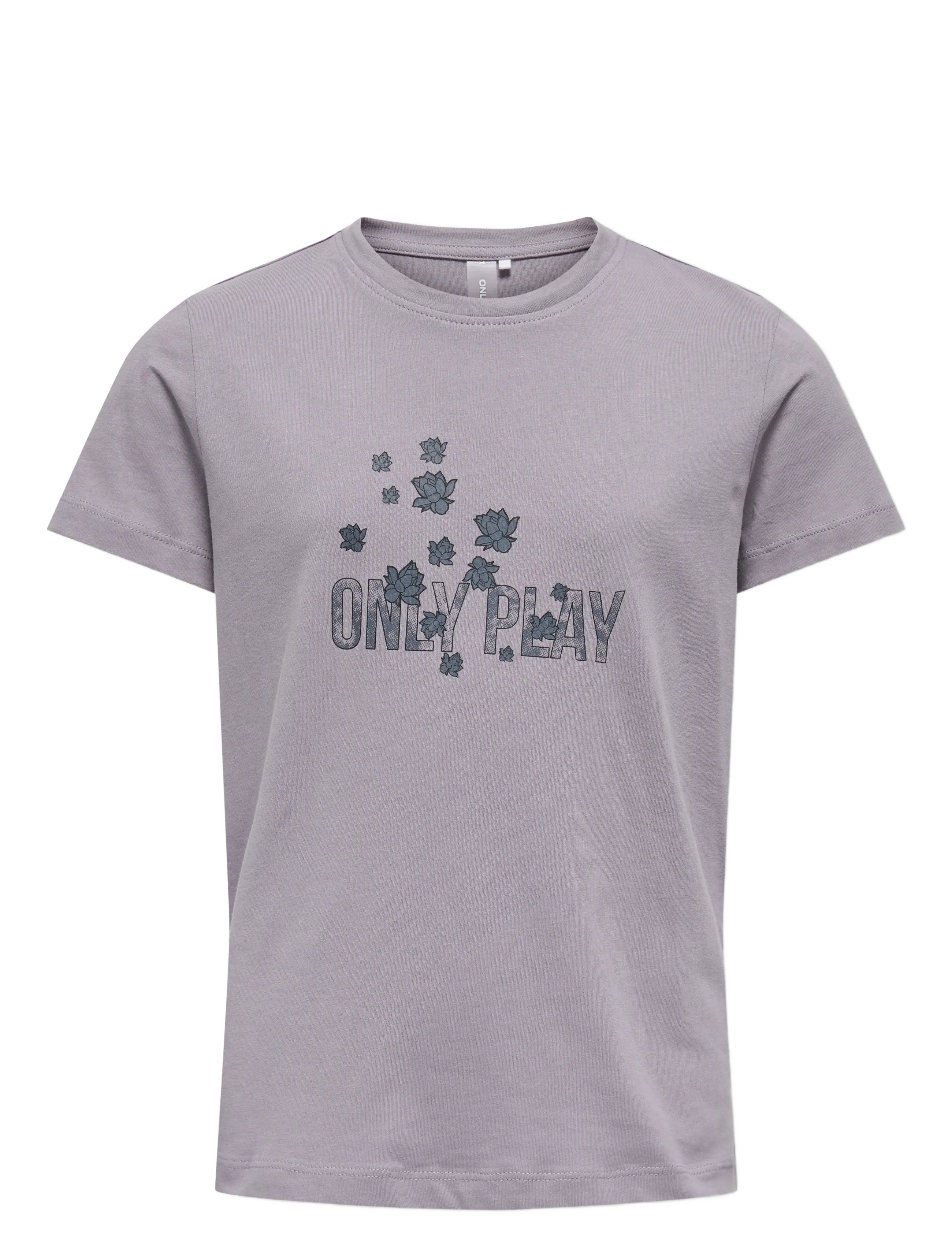 Only Play ONPROSA LIFE ON SS REG JRS TEE GIRLS - Kläder - GRAY RIDGE / purple