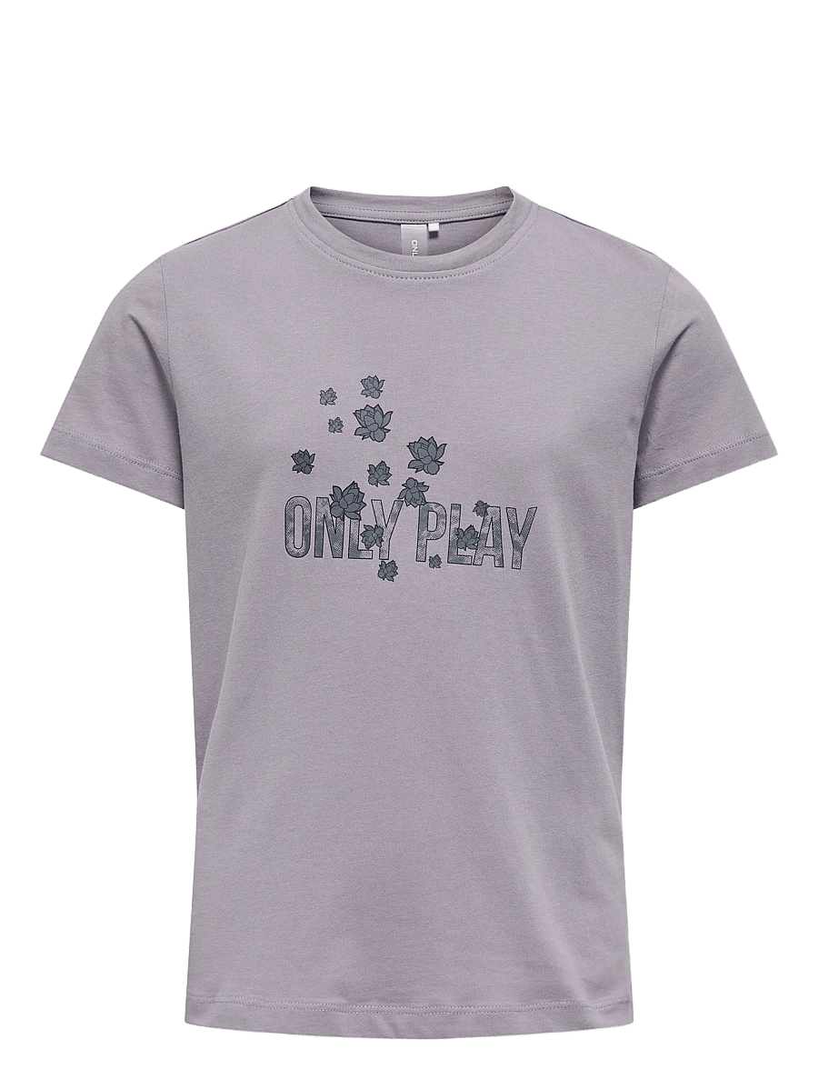 Only Play - ONPROSA LIFE ON SS REG JRS TEE GIRLS - t-shirts - gray ridge - 0