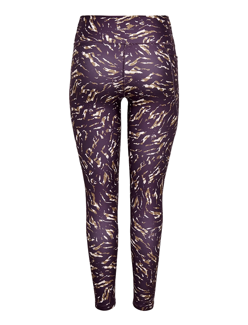 Only Play - ONPJAM-2-JEA HW AOP PCK TIGHTS - træningstights - plum perfect - 2