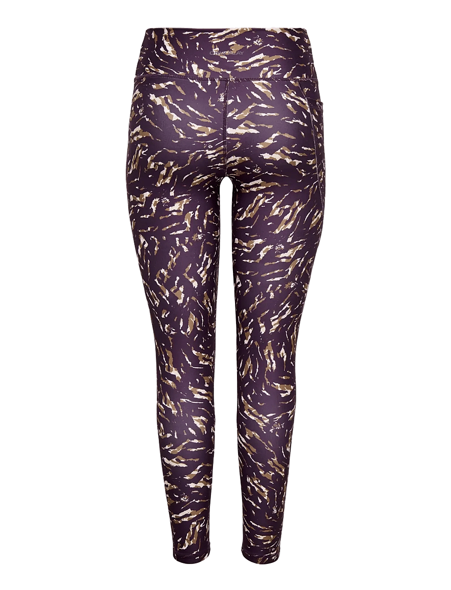 Only Play - ONPJAM-2-JEA HW AOP PCK TIGHTS - plum perfect - 2
