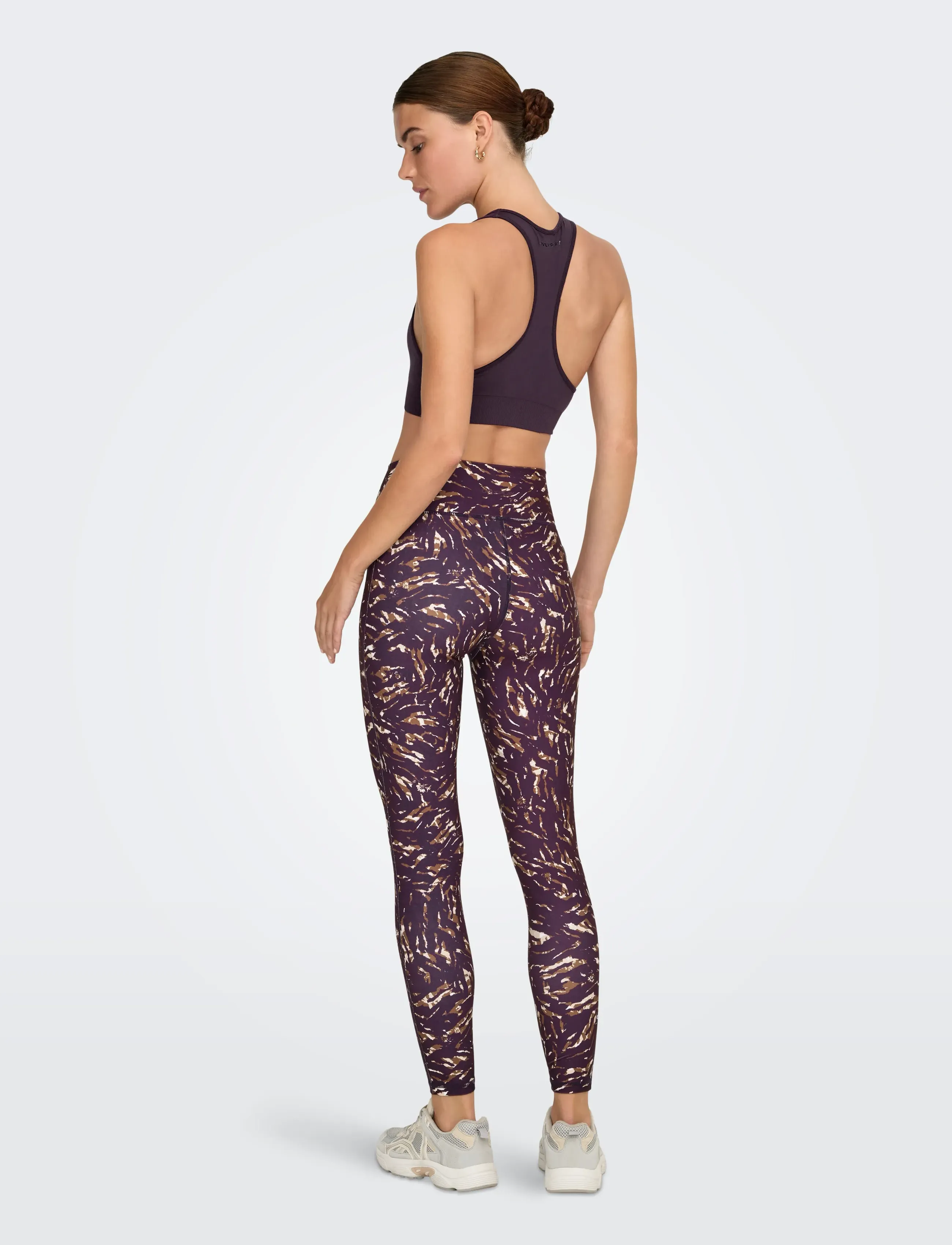 Only Play - ONPJAM-2-JEA HW AOP PCK TIGHTS - plum perfect - 4