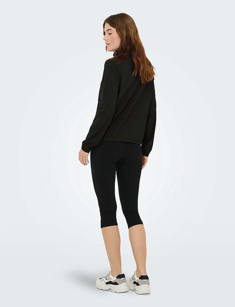 Only Play - ONPFINO HN FZ LS WVN JCK - träningsjackor - black - 3