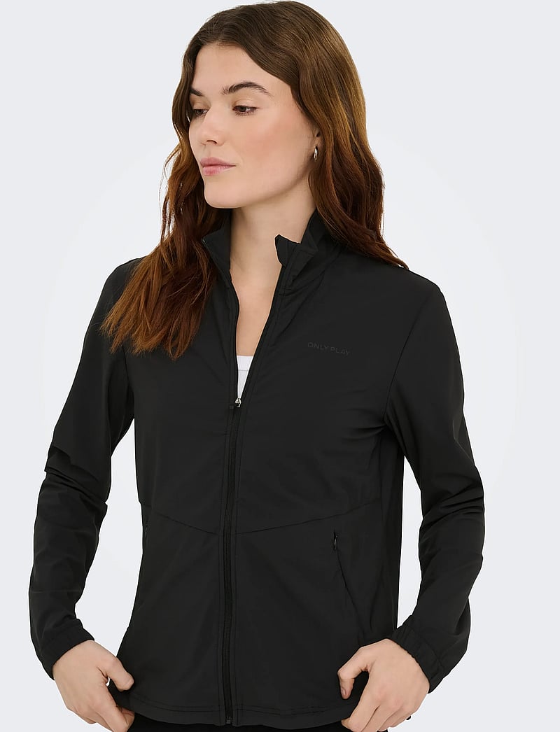 Only Play - ONPFINO HN FZ LS WVN JCK - träningsjackor - black - 5